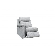 G Plan Ellis Small LHF Power Recliner Unit with Headrest and Lumbar with USB Fabric - W