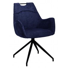 Dallas Swivel Armchair in Blue