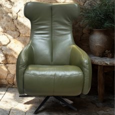 Arvika Medium Electric Recliner - Base A Semi Leather