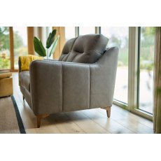 G Plan Austen Small Settee With Double Powered Footrest with USB Leather - N