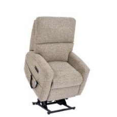 Petite Dual Motor LIFT & RISE Recliner  Headrest / Standard Fabric