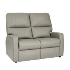 Dual Motor Powered Reclining 3 Seat Settee  / Leather