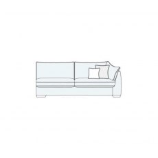 Burlington Collection Medium Sofa End - Right Hand Facing A Grade Fabric