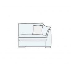 Burlington Collection Small Sofa End - Right Hand Facing A Grade Fabric