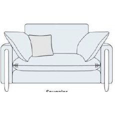 Ryker Collection Snuggler Chair B Grade Fabric