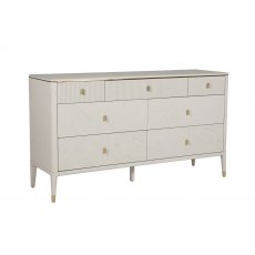 Sassari Dressing 7 Drawer Chest  - Stone