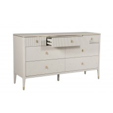 Sassari Dressing 7 Drawer Chest  - Stone