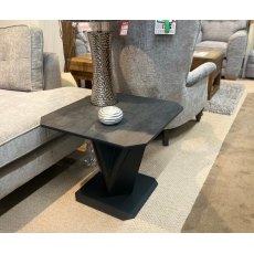 Belluno Grey Ceramic Side Table