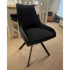 Set of 6 Lusso Dark Grey Dining Chair