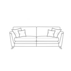 Livingstone Collection Grand Sofa - CLASSIC BACK D Grade Fabric