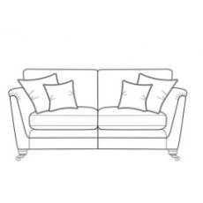 Livingstone Collection 3 Seater Sofa - CLASSIC BACK D Grade Fabric