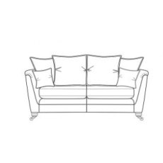 Livingstone Collection 3 Seater Sofa - PILLOW BACK D Grade Fabric
