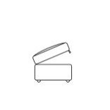 Livingstone Collection Storage Stool D Grade Fabric