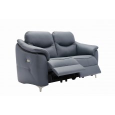 Jackson Sofa Collection 2 Seater Electric Recliner Settee Double Recliner with USB Fabric - B