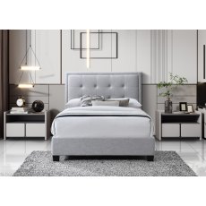 Deco Small Double Bedstead Mambo Stone Fabric