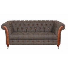 Chester 3 Seater Sofa In Harris Tweed