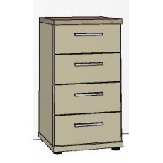 Airedale Oak Top Chest of drawers - 4 drawers (
