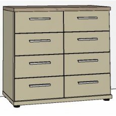 Airedale Oak Top Chest of drawers 8 drawers