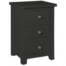Chilford Charcoal Collection 3 Drawer Bedside