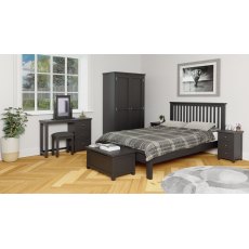Chilford Charcoal Collection 3 Drawer Bedside