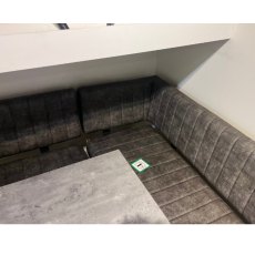 Fusion 135cm Compact Dining Table Corner Bench & Low Bench
