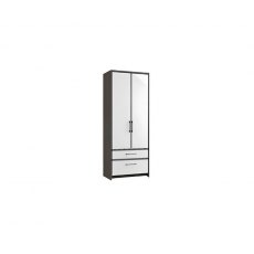 San Diego Double Tall Gents Robe 1 RHF Mirror 1 LHF Plain Door