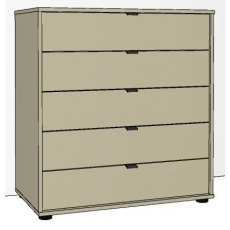 Callisto Plus -  Drawer Chest - 80cm - Premium Soft Close - Drawers in carcase colour