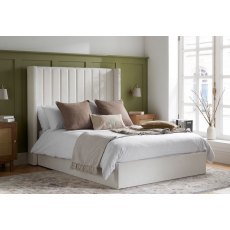 Farrow Double Ottoman Bedstead - Cream  - Self Assembly