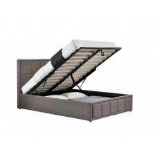 Cube Kingsize Ottoman Bedstead - Grey