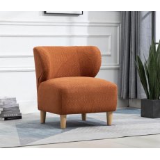 Anna Accent Chair Rust