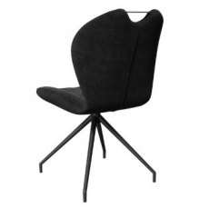 New York Swivel Dining Chair - Charcoal