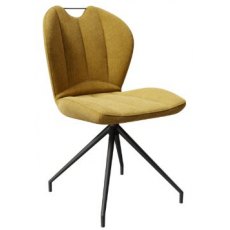 New York Swivel Dining Chair - Ochre