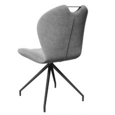 Swivel Dining Chair - Light grey - NEW FABRIC 2025