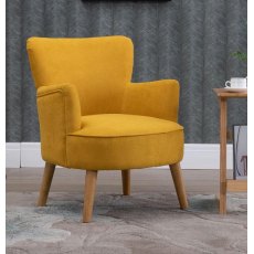 Porada Accent Chair Ochre