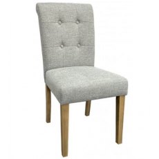 Littleworth Collection Upholstered Dining Chair - Light Grey