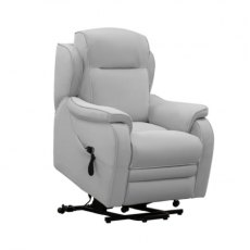 Boston Armchair Rise and Recline with 6 Button Handset - Dual Motor with Heated Seat MLeather
