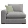 Sarsen Sofa Collection 1 Arm 1 Seater / FOAM SEATS / A Grade Fabric