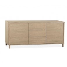 Strasbourg Sideboard 2 Doors - 3 drawers -180cm / Lamulux Misty Oak