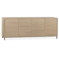 Strasbourg Sideboard 3 Doors - 3 drawers -240cm / Lamulux Misty Oak