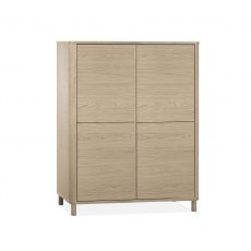 Strasbourg Wall Cabinet 4 doors / Lamulux Misty Oak Strasbourg Wall Cabinet 4 doors / Lamulux Misty Oak