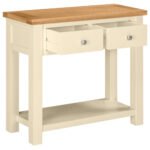 Thetford Dining Collection 2 Drawer Console Table IVORY