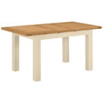 Small Extending Dining Table IVORY