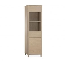 Strasbourg Glazed wall cabinet  1 Door Glass -1 Door/Drawer / Lamulux Misty Oak Strasbourg Glazed wall cabinet  1 Door Glass -1 Door/Drawer / Lamulux Misty Oak