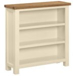 Small Wide Bookcase IVORY