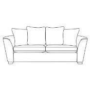Russo Sofa Collection 3 Seater Sofa Pillow Back SE