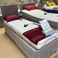 Richmond 74cm Wide Small Single Adjustable Bed including Headboard