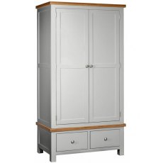 Thetford Double Robe With 2 Drawers / Moon Grey