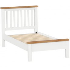 Thetford Single 3'0 Slatted Bedstead With Cap Top  / White