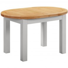 Thetford Dining Collection D-End Extending Table  / Moon Grey