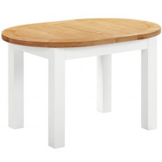 Thetford Dining Collection D-End Extending Table  / White